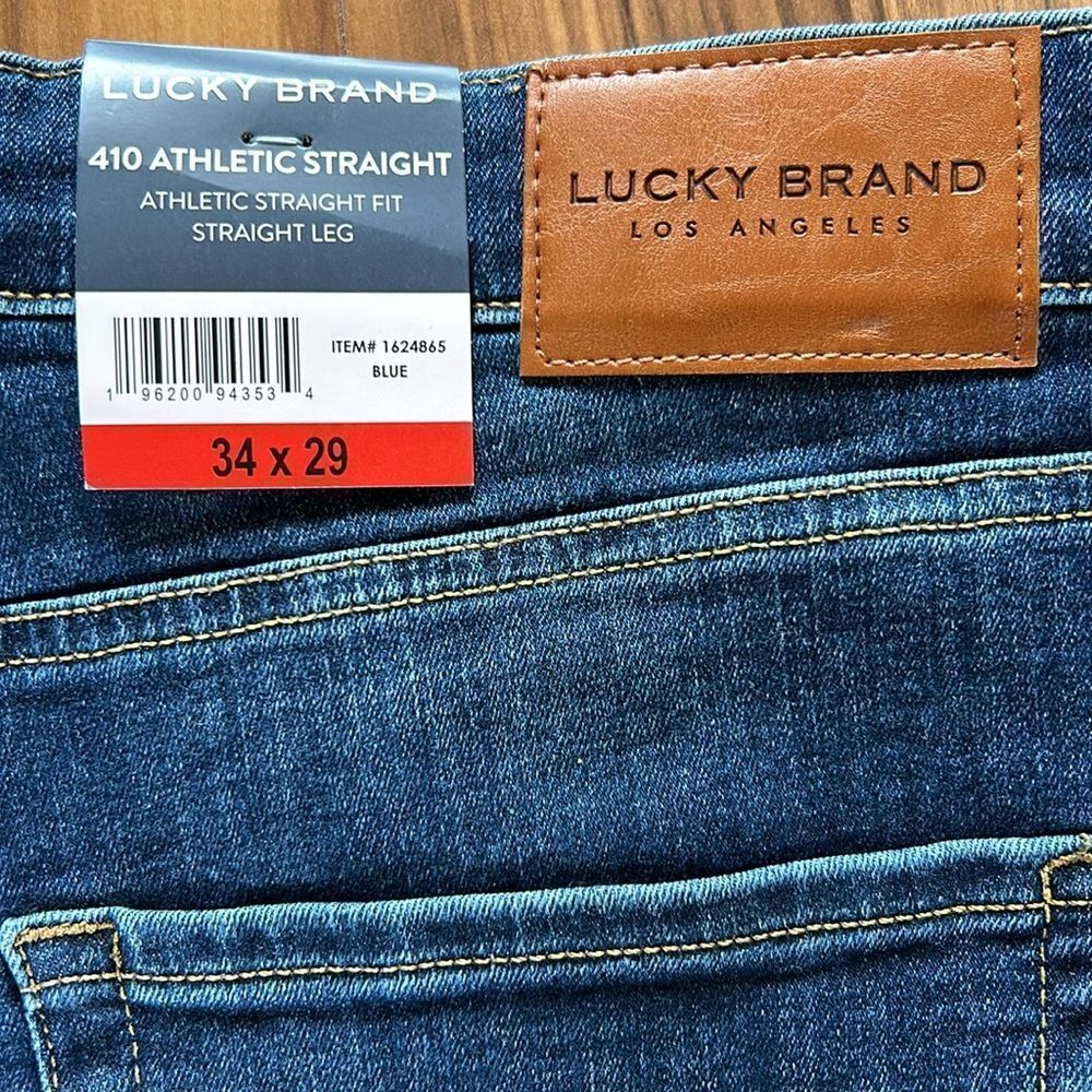 NEW Lucky Brand Mens 410 Athletic Straight Jeans - Picture 3 of 7